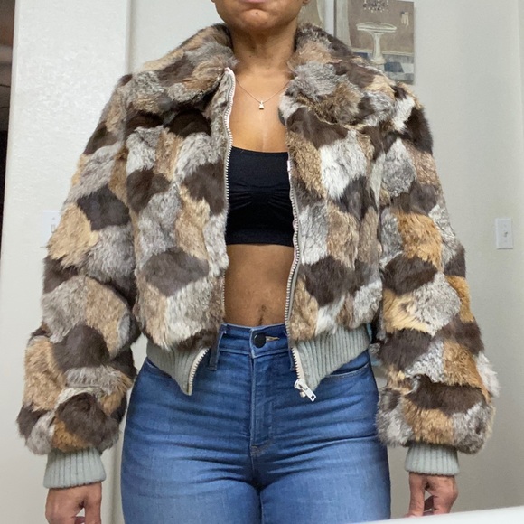 Lil Birds Jackets & Blazers - Vintage Genuine Rabbit 1970’s Jacket